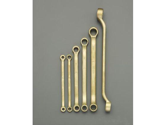 ESCO エスコ 6x 7mm めがねレンチ(ノンスパーキング) EA642L-1 EA642L-1｜6x 7mm めがねレンチ(ﾉﾝｽﾊﾟｰｷﾝｸﾞ)のページ -