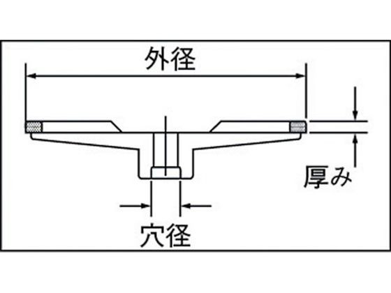 ドライセーパー 仕上研削用 100×20.0 三京ダイヤモンド工業 1758012