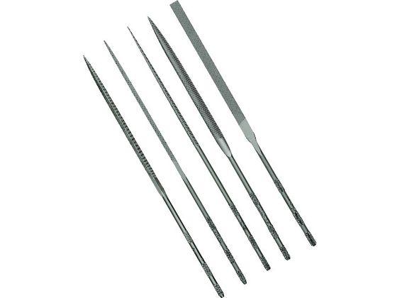 精密ニードルヤスリ 5種セット 180mm #2 バローベ 1372695の通販は