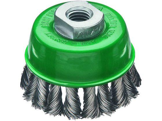 左右逆ノットカップブラシ Φ65 ステンレス線 線径0.5 ＬＥＳＳＭＡＮＮ 8556789