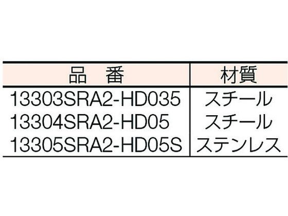 ハリケーンツイストカップブラシ SRA2-HD035 SRA2-HD035 70X バーテック 3349306