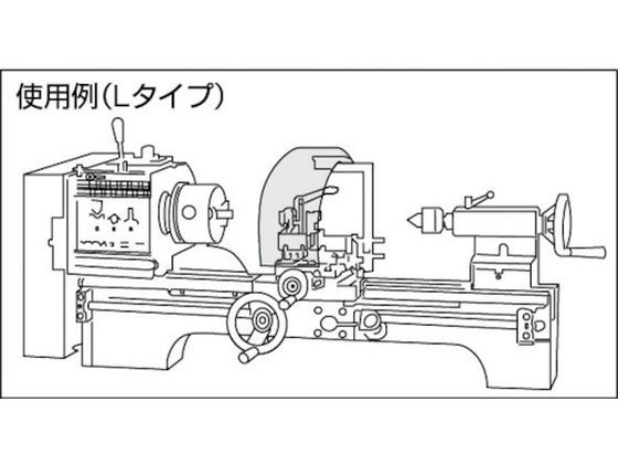 マシンセフティーガード 旋盤用 ガード幅500mm フジツール 3338649