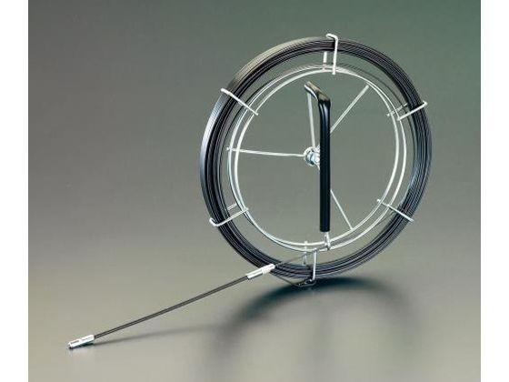 フィッシュテープ スチール製 3.2×1.6mm×60m エスコ EA597BT-60の通販は