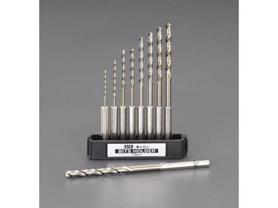 六角軸ショートドリルセット CO-HSS 9本組 2.0-6.0mm エスコ EA824BL-59 11,351円