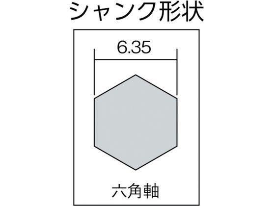 電動ドリル用ステップドリル 11段 6〜30mm ゴールドタイプ トップ工業 3970876