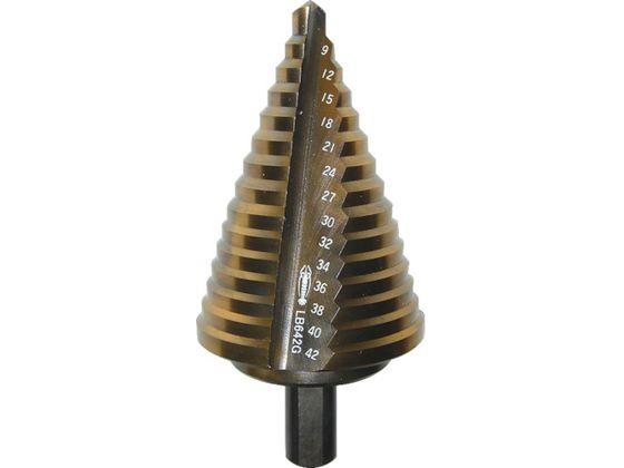 ステージドリル Tinコーティング 15段 軸径10mm 6-42 ロブテックス 3356566の通販は