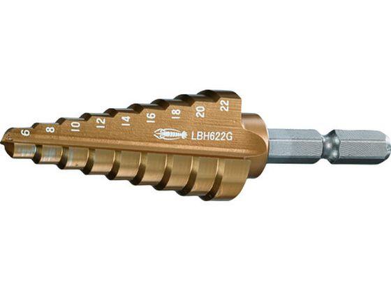 ステージドリル コーティング 5段 六角軸 4-12 ロブテックス 3722228の通販は