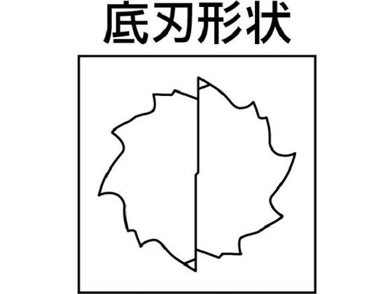 三菱/12枚刃ダイヤモンドコーティングクロスニックCFRP加工用 超硬スクエ 三菱マテリアル 6607241