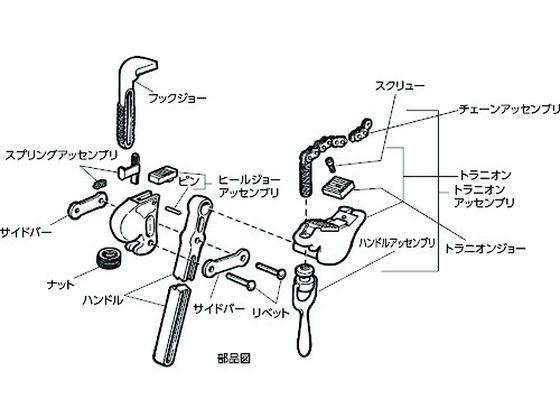 コンパウンドレベレッジレンチ S-4A Ｒｉｄｇｅ Ｔｏｏｌ Ｃｏｍｐａｎｙ 4088603