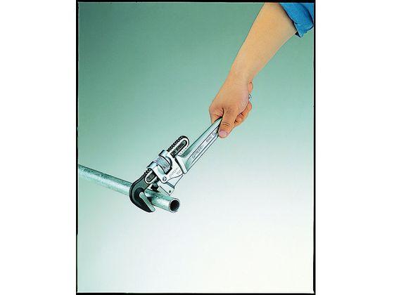 （株）スーパーツール　スーパー　アルミ製パイプレンチ（トライモタイプ）　DTA600E　1丁入　(コード3901840) | スーパー アルミパイプレンチ(トライモタイプ) 本体全長300MM