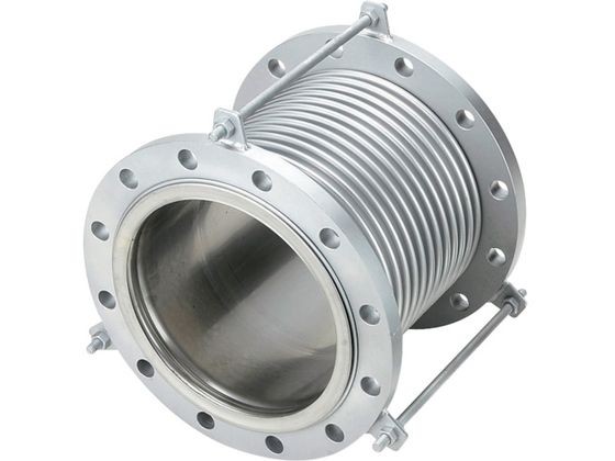 NFK/排気ライン用伸縮管継手 フランジ5K／SS400(接液部SUS) 南国フレキ工業 4204671の通販は