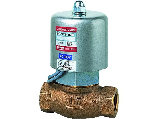 2方向電磁弁15AAC200V717シリーズ 日本精器 1045652の通販は