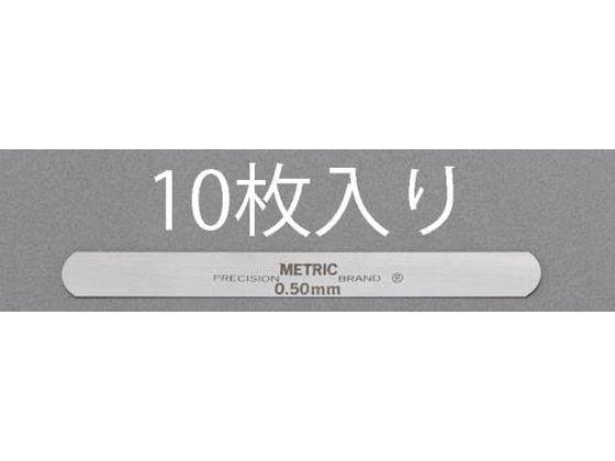 スチールフィラーゲージ 10枚 0.40×127mm エスコ EA725RB-108の通販は
