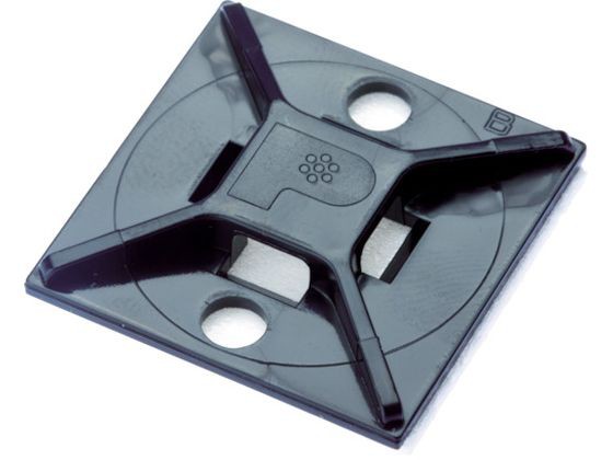 パンドウイット/マウントベース アクリル系粘着テープ付き 耐候性黒(500 パンドウイットコーポレーション 4036557のサムネイル