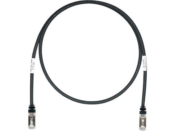 パンドウイット/CAT6A／CAT6 シールドパッチコード 8m 黒 STP6X8MB パンドウイットコーポレーション 8180525