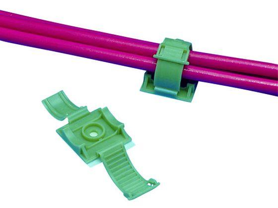 パンドウイット/固定具 クリンチャー 粘着テープ付き テレホングレー 100 パンドウイットコーポレーション 3908046の通販は 8,639円