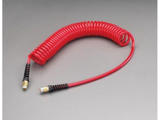 ウレタンエアーホース スイベル雄ねじ付 8.0／12mm×3m エスコ EA125CZ-33の通販は
