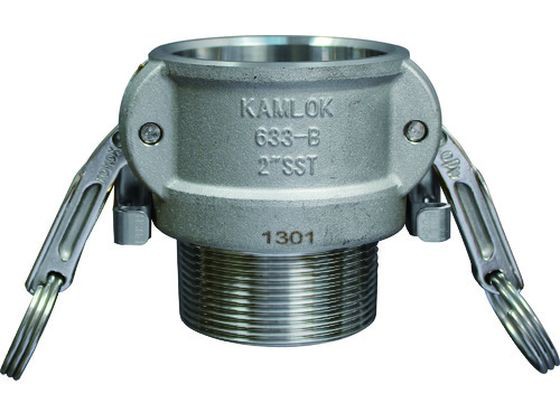 633-BBL カムロック ツインロックタイプカプラー オネジ ステンレス 2イン トヨックス 1158672