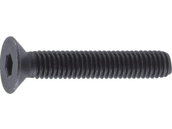 六角穴付皿ボルト 黒染め 全ネジ M4×6 50本入 トラスコ中山 1638084 ボルト
