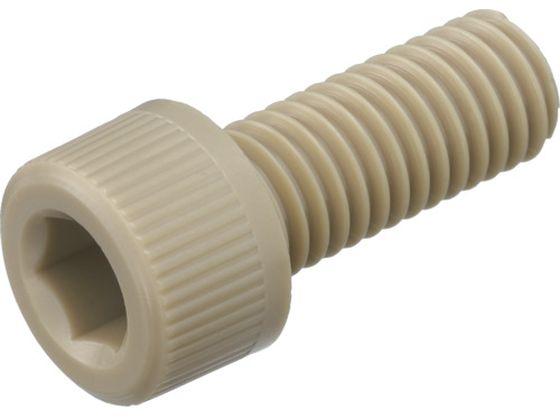 ポリエーテルエーテルケトン 六角穴付ボルト M6×30 50本入 トラスコ中山 2081710の通販は