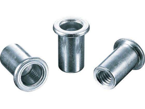 エビ/ブラインドナット エビナット (平頭・スティール製) 板厚2.5 M10 ロブテックス 3724751の通販は