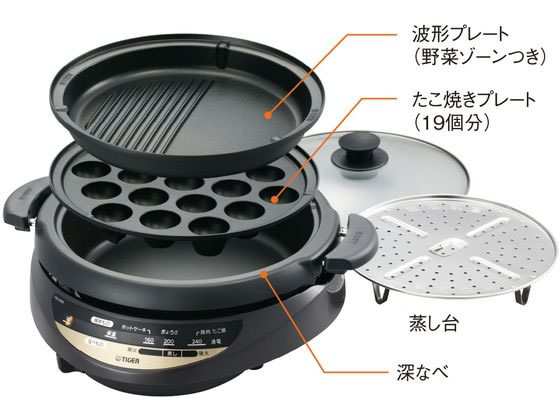 グリル鍋 ブラウン タイガー(魔法瓶) CQG-B301-T 購入オーダー 選べる