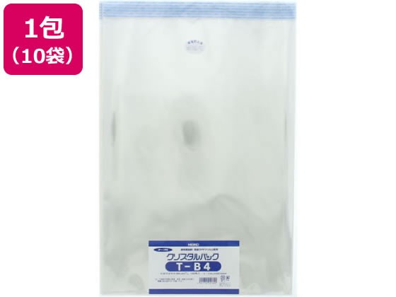 クリスタルパック 380×270mm T-B4 100枚*10袋 シモジマ 6743300の通販は