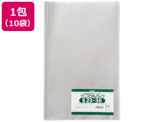クリスタルパック 230×360mm S23-36 100枚×10袋 シモジマ 6748100の通販は 11,316円