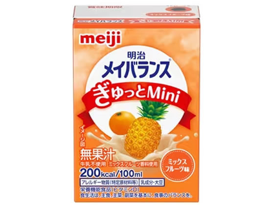 メイバランスぎゅっとMini ミックスフルーツ味 100mL×24本 明治の通販は 5,139円