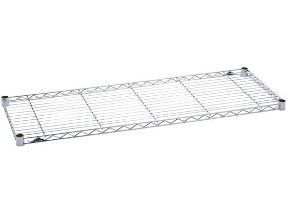 ベーシックシリーズ ワイヤーシェルフ W900xD300mm CR エレクター B1236C1の通販は 5,618円