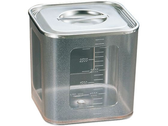 UK ポリカーボネイト 角型キッチンポット(目盛付) 21cm 三宝産業 0035900 7,448円