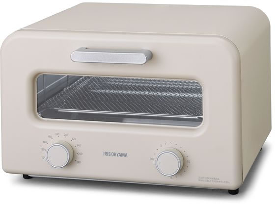 スチームカーボントースター ミルクベージュ アイリスオーヤマ SOT-401-C
