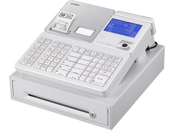 電子レジスター20部門 ホワイト カシオ計算機 SR-S4000-EX-20Sの通販は