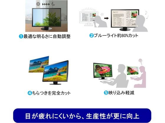 液晶ディスプレイ 24.1型 ワイド ブラック ＥＩＺＯ EV2430-BKの通販は