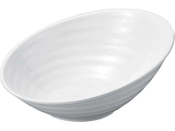 ニューホワイト ロクロ目ハス切盛鉢 35cm 若泉漆器 0261190の通販は