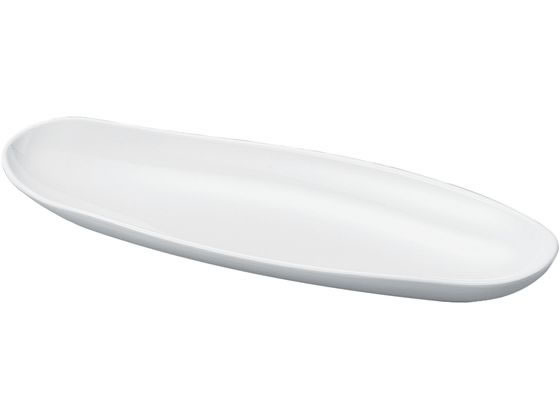 ニューホワイト 小判長手盛鉢 40cm 若泉漆器 0262060の通販は