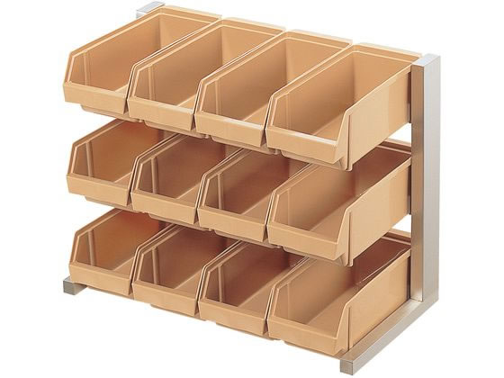 EBM オーガナイザー 3段4列 12ヶ入 ブラック 0101380 EBM&frasl;スペースオーガナイザー 3段4列 12ヶ入 ブラック 江部松商事 0101200