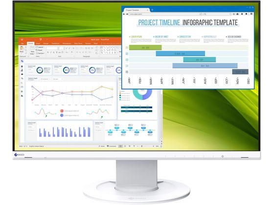 液晶ディスプレイ 22.5型 ベーシック ホワイト ＥＩＺＯ EV2360-WTの通販は 45,206円