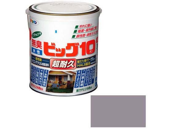 アサヒペン 油性スーパーコート 10L ライトグレー アサヒペン 油性スーパーコート 10L（銀黒） asahipen 日用品