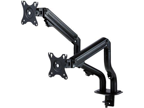 モニターアーム ダブルアーム ロング エレコム DPA-DL05BKの通販は 8,318円