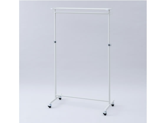 ハンガーラック 上棚付き スモークホワイト 山善 DDSH-SUT(SMW)の通販は 8,963円