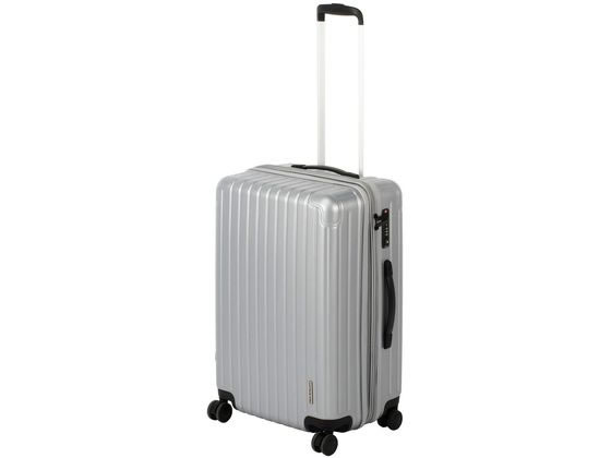 キャプテンスタッグ スーツケース(TSAロックWF) M シルバー パール金属 UV-95の通販は 15,321円