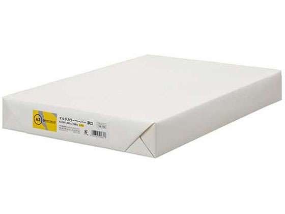 カラーペーパー厚口A3 レモン 500枚 スマートバリュー A274J-1の通販は 5,781円