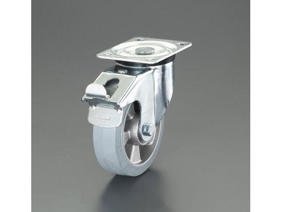 キャスター 自在金具 帯電防止 ブレーキ付 200mm エスコ EA986HE-24