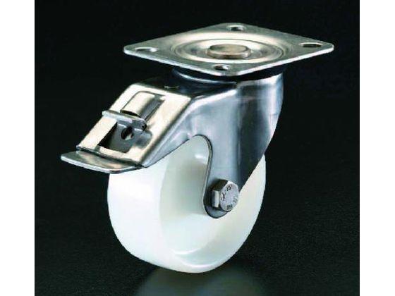 キャスター 自在金具 前輪ブレーキ付 150mm エスコ EA986HP-4の通販は