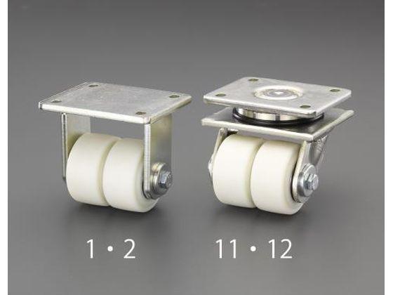 キャスター 自在金具 ツインホイール 100mm エスコ EA986KX-12の通販は 72,867円