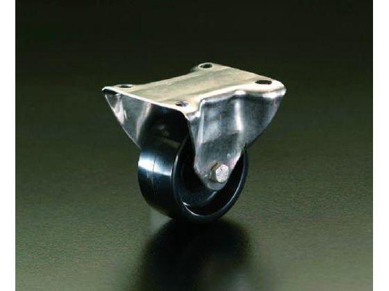 100mm キャスター 固定金具 EA986KF-100 エスコ ESCO 100mm キャスター(固定金具) EA986LJ-100 100mm ステンレス固定金具付