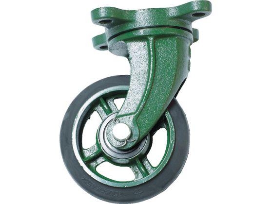 TRUSCO 鋼鉄製運搬車用 鋳物金具自在キャスター150ゴム車 トラスコ中山 3899438の通販は