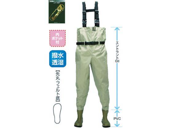 阪神素地 SW-511 エントラントウエーダー チェストハイ L カーキ