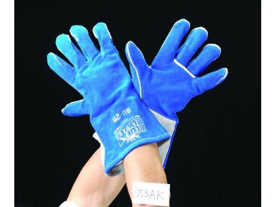 手袋 溶接作業用 牛革 フリー 355mm エスコ EA353AKの通販は